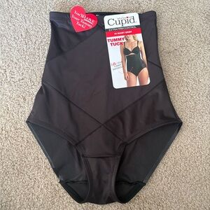 Cupid Tummy Tuck Hi Waist Brief Extra Firm Control Shapewear Black Medium NWT